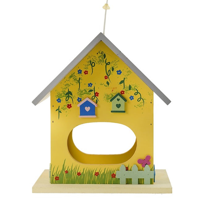 Birdhouse/Birdfeeder Hello Yellow