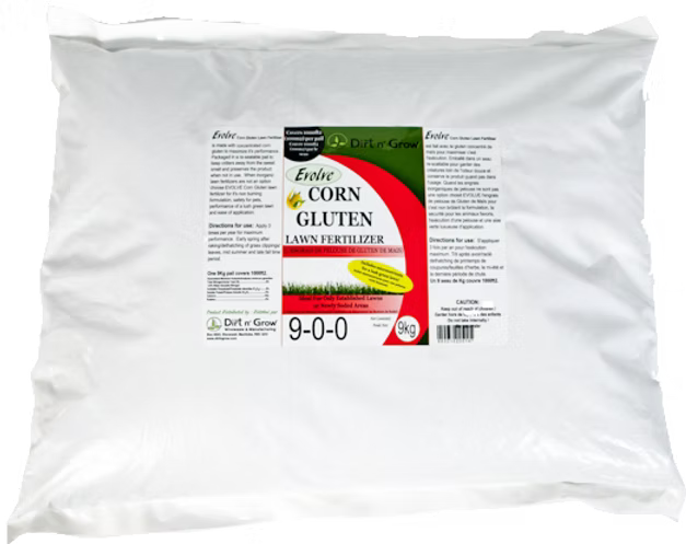 Evolve Corn Gluten Lawn Fertilizer 9-0-0 9kg bag