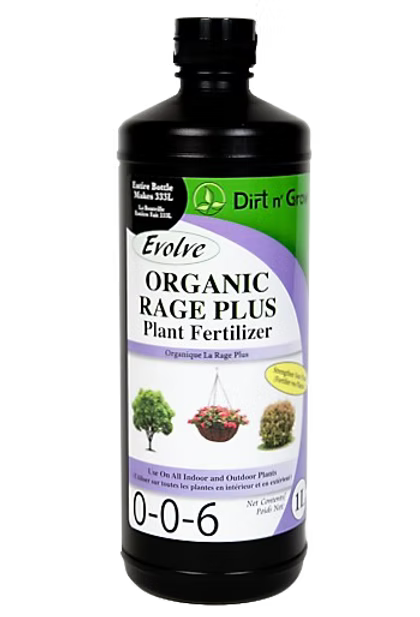 Evolve Organic Rage Plus 0-0-6 500ml