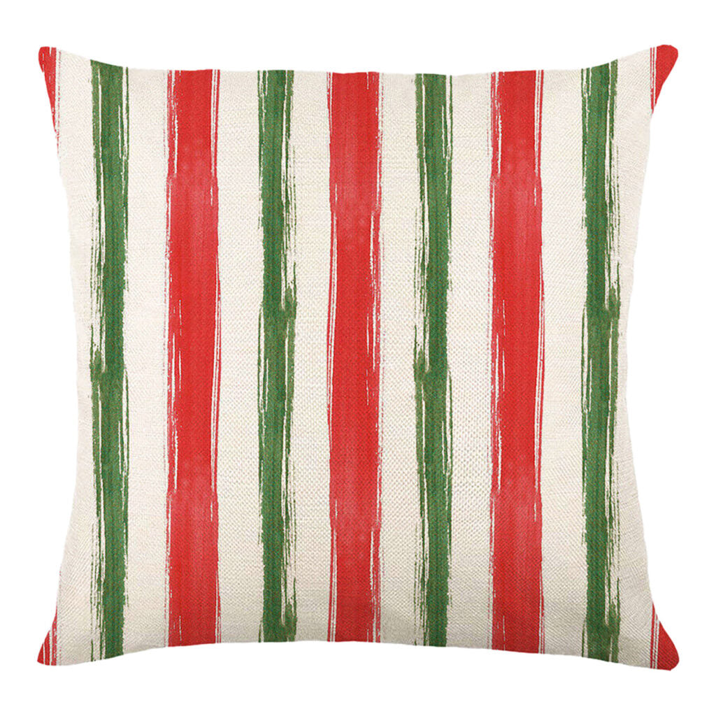 Christmas Cushion Stripes