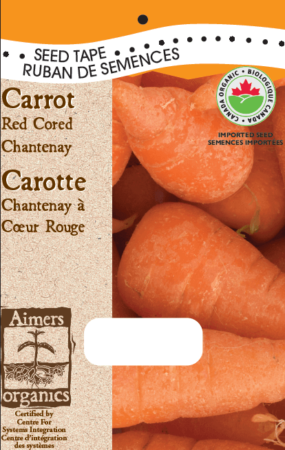 Carrot Red Cored Chantenay Seed Tape OSC Seed