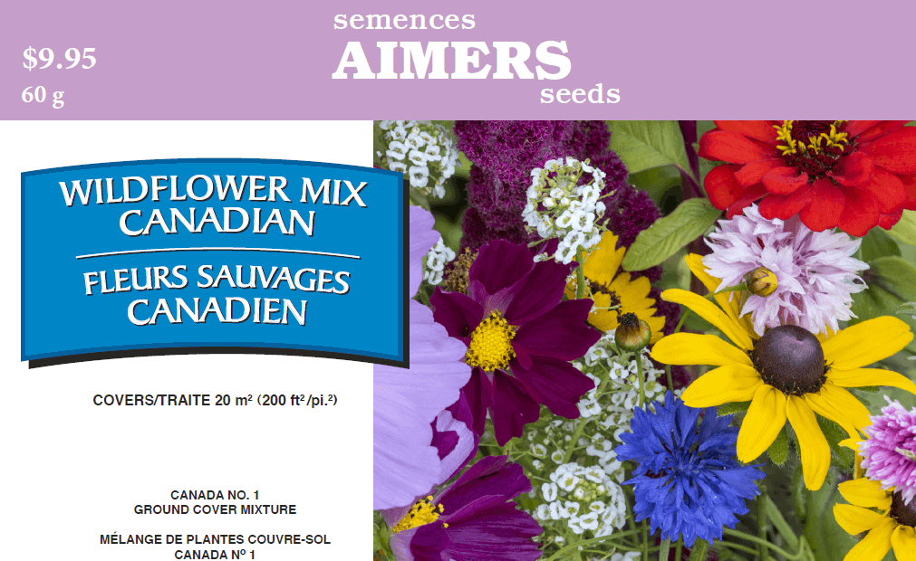 Canadian Wildflower Mix Jumbo Pack Aimers Seed