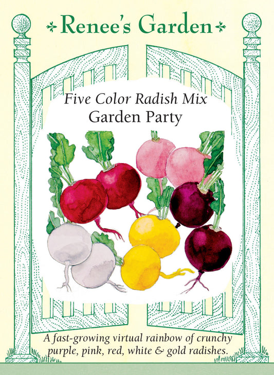 Radish Five Colour Garden Party