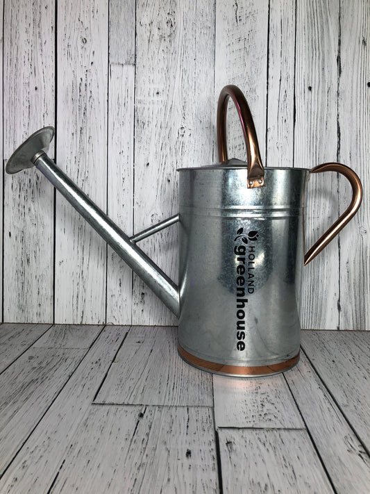 Galvanized and Copper Watering Can 9L