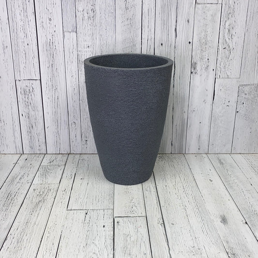 Modern Conic Small Charcoal Planter
