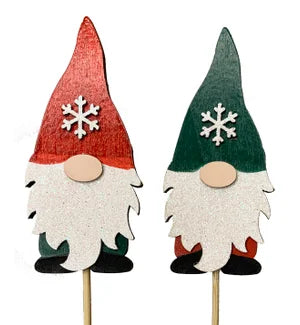 Gnome Santa Holiday Pick