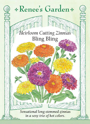 Zinnia Heirloom Cutting Bling Bling