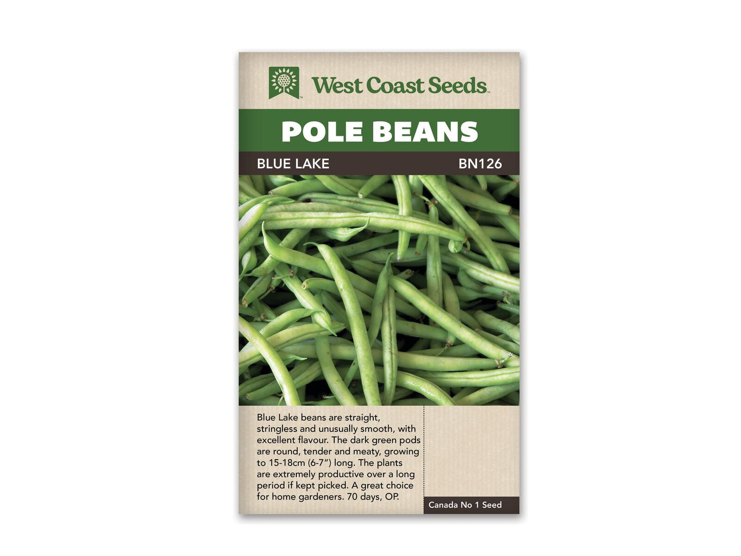 Bean Pole Blue Lake WCS Seed