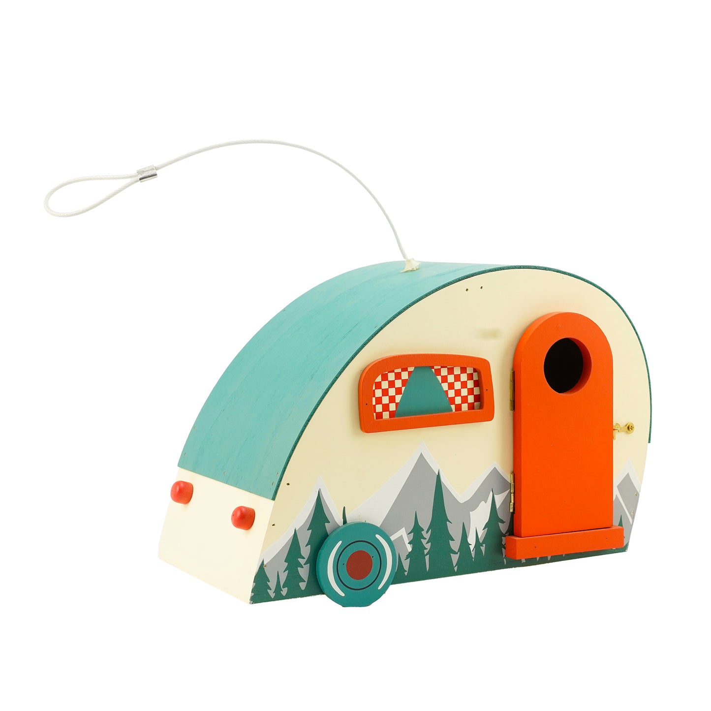 Birdhouse Retro Mountain Camper