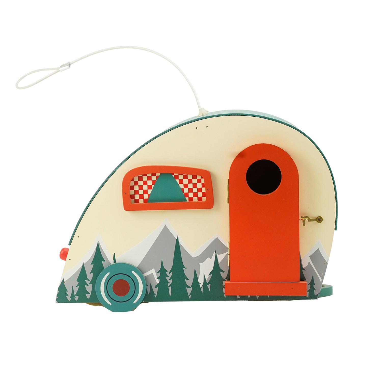 Birdhouse Retro Mountain Camper