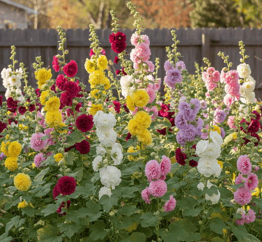 Hollyhock Chaters Double Mixed OSC Seed