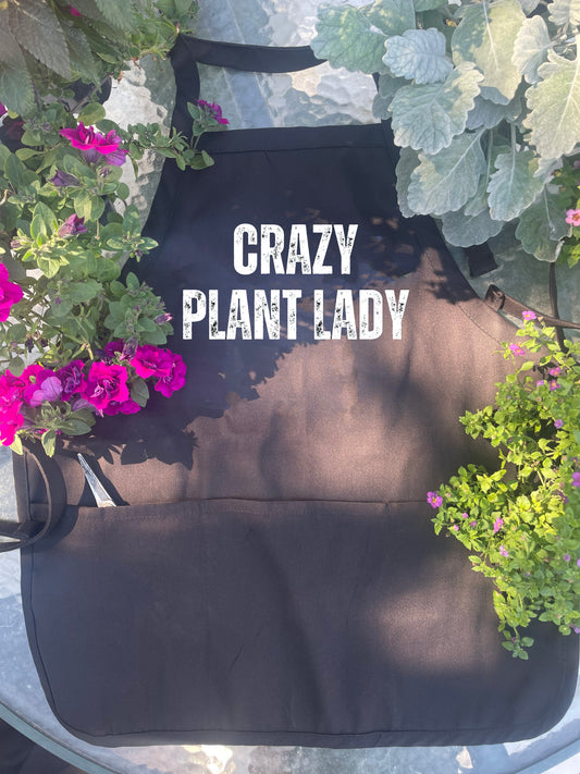 Apron Crazy Plant Lady