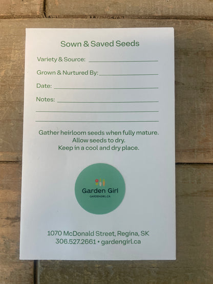 Seed Savers Sown & Saved Packets 6 Pack