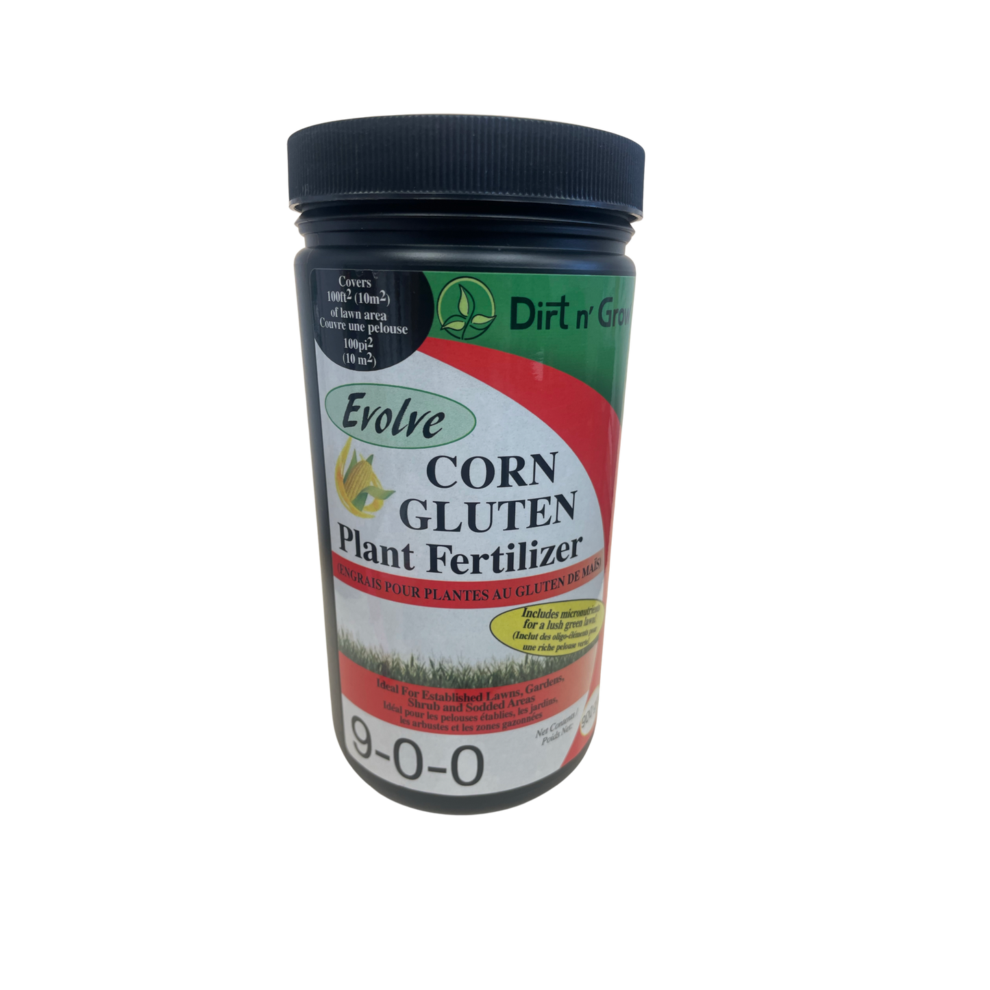 Evolve Corn Gluten Lawn Fertilizer 9-0-0 900gm Shaker