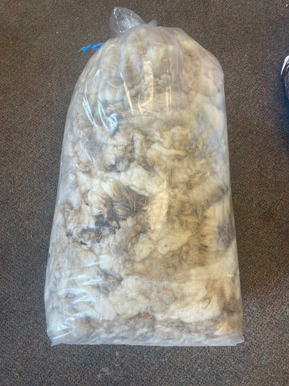 Raw Sheep Wool 10lb bag
