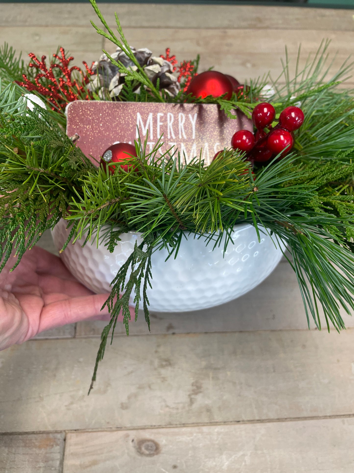 Holiday Bowl Centerpiece