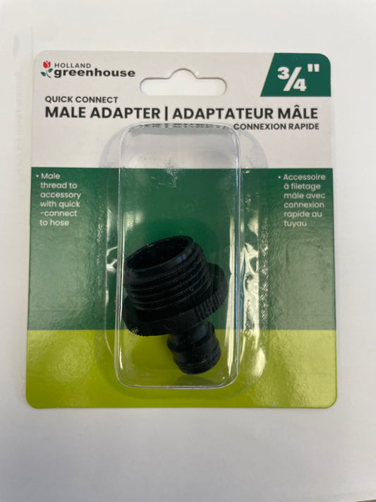 Quick Connect  3/4” Male Adapter