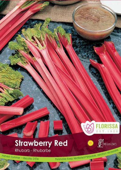 Rhubarb Strawberry Red Bare Root