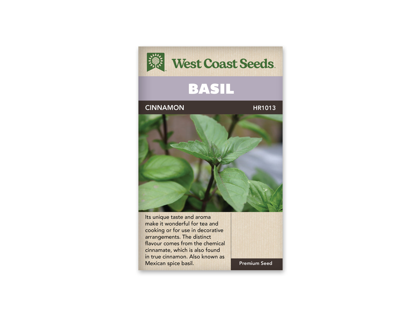 Basil Cinnamon WCS Seeds