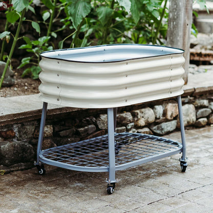 Sproutbox Elevated Rolling Patio Garden