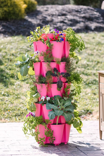 GreenStalk 5 Tier Strawberry Pink