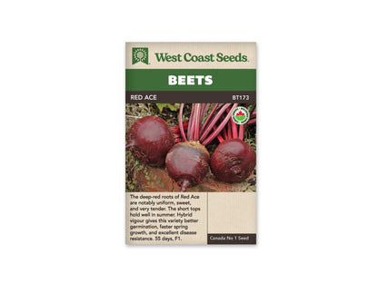 Beets Red Ace Organic WCS Seed