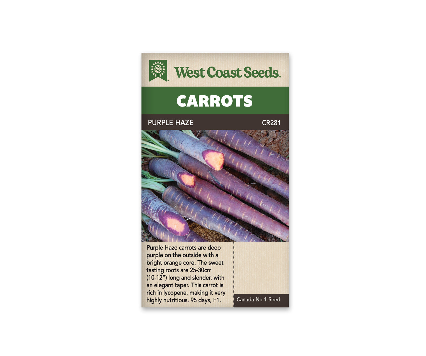 Carrots Purple Haze F1 WCS Seed
