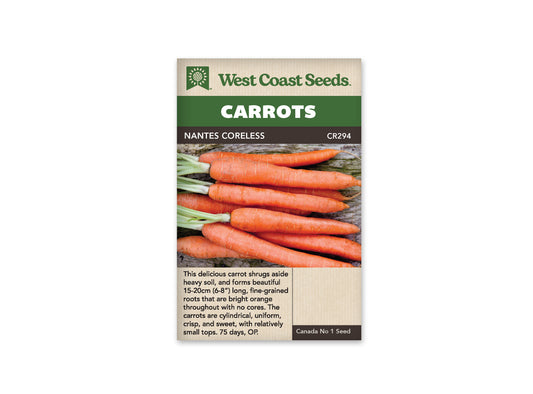 Carrots Nantes Coreless WCS Seed