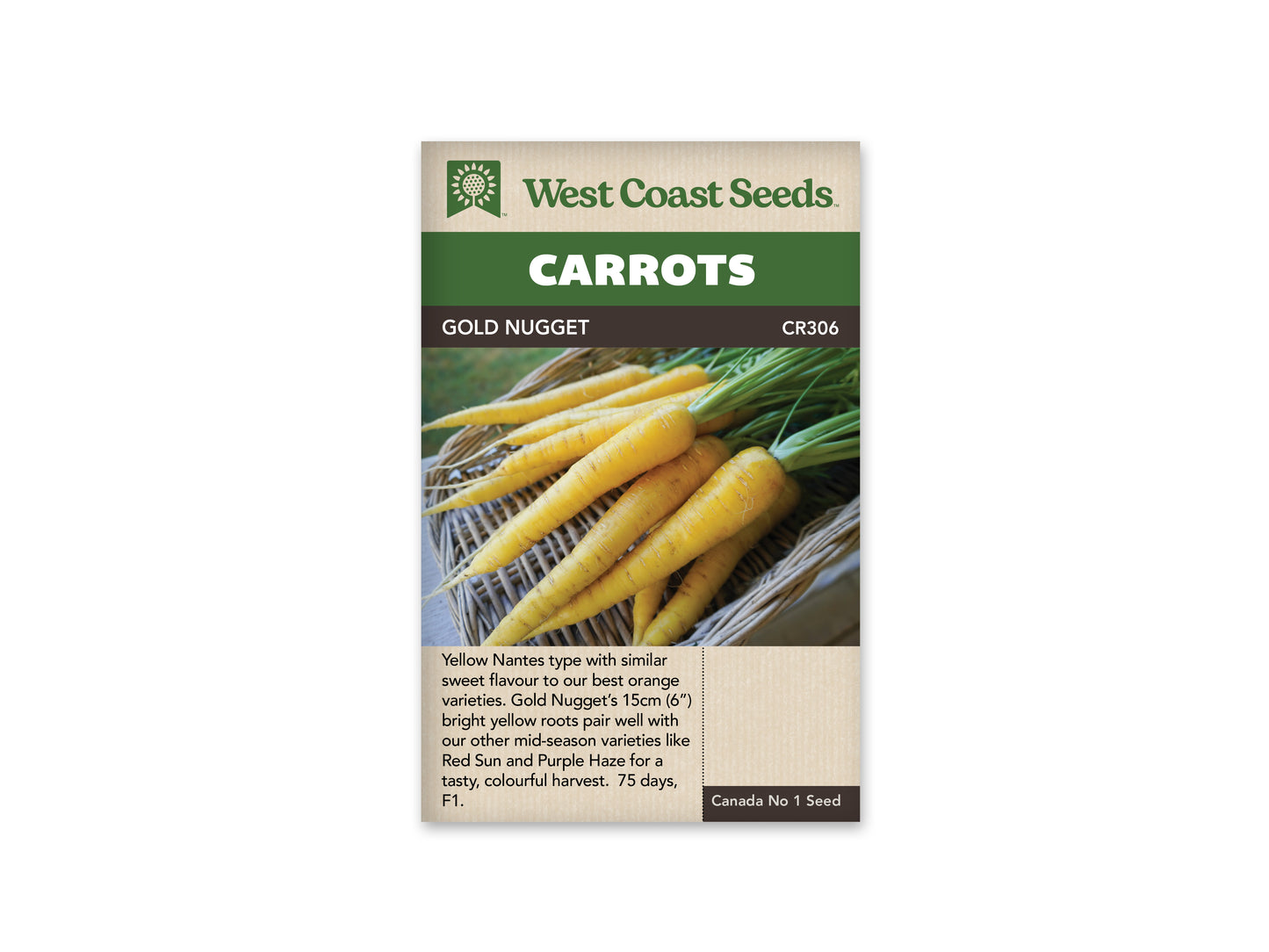 Carrots Gold Nugget WCS Seed