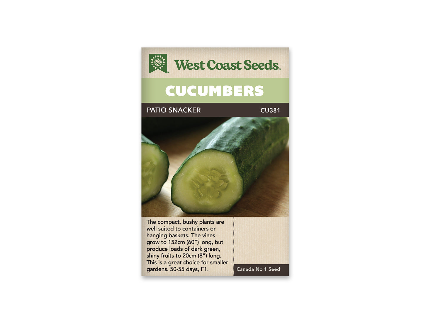 Cucumber Patio Snacker WCS Seed