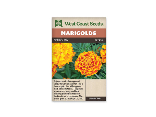 Marigolds French Sparky Mix WCS Seeds