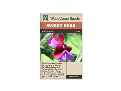 Sweet Peas Matucana WCS Seeds