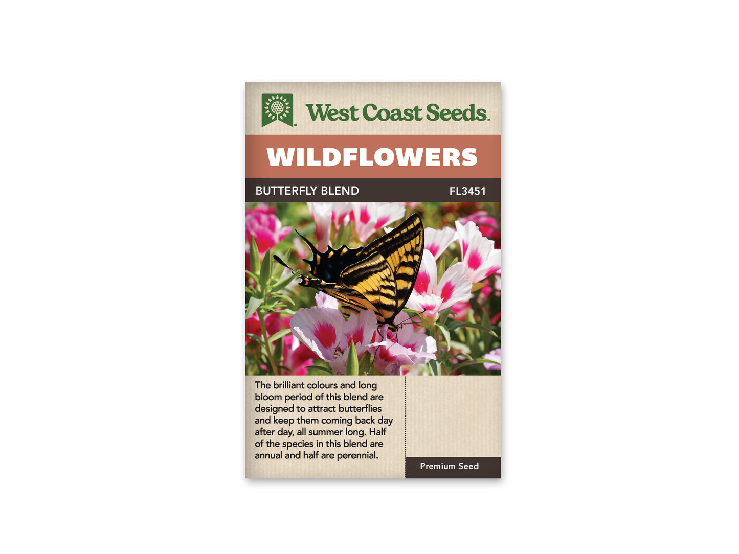 Wildflower Buttlerfly Blend WCS Seeds SM