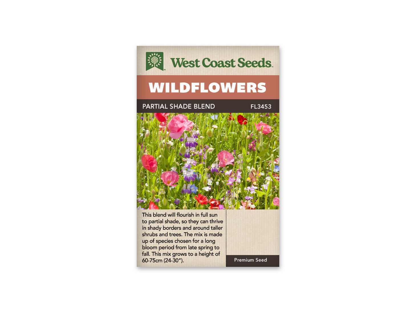 Wildflower Partial Shade Blend WCS Seeds SM