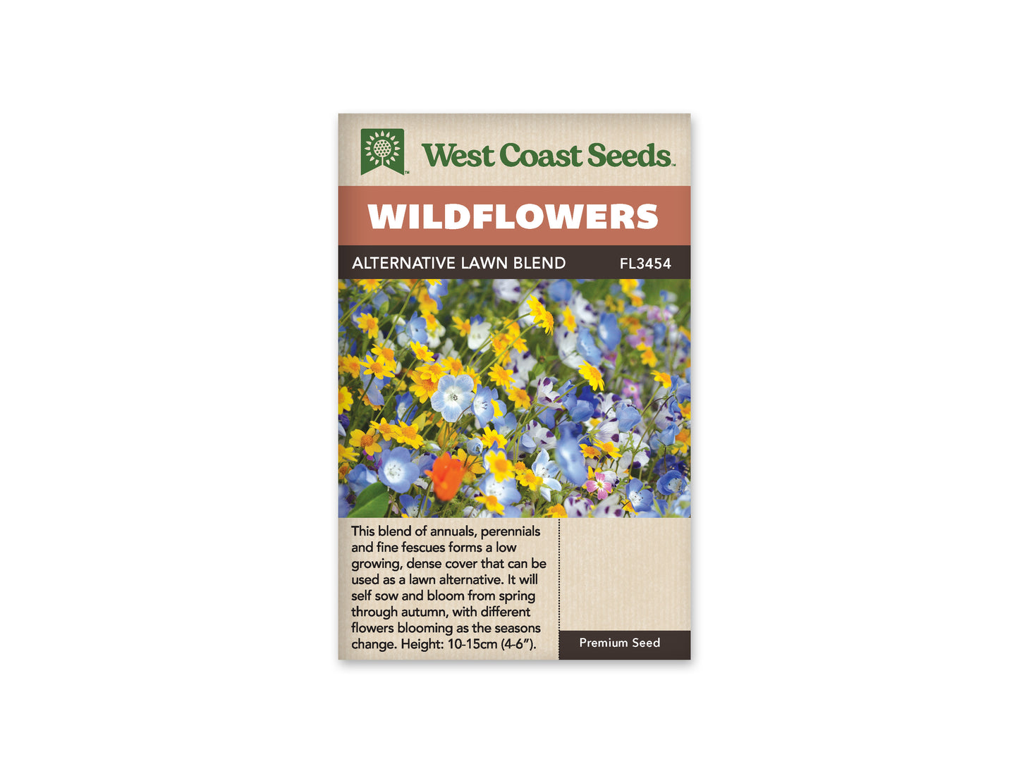 Wildflower Alternative Lawn Blend WCS Seeds SM