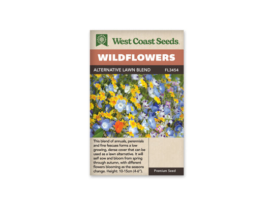 Wildflower Alternative Lawn Blend WCS Seeds SM