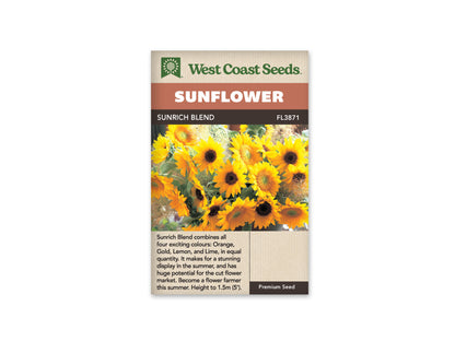 Sunflowers Sunrich Blend WCS Seeds