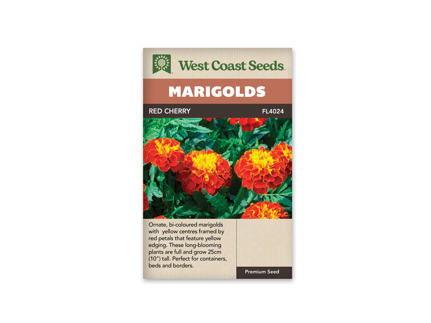 Marigolds Red Cherry WCS Seeds