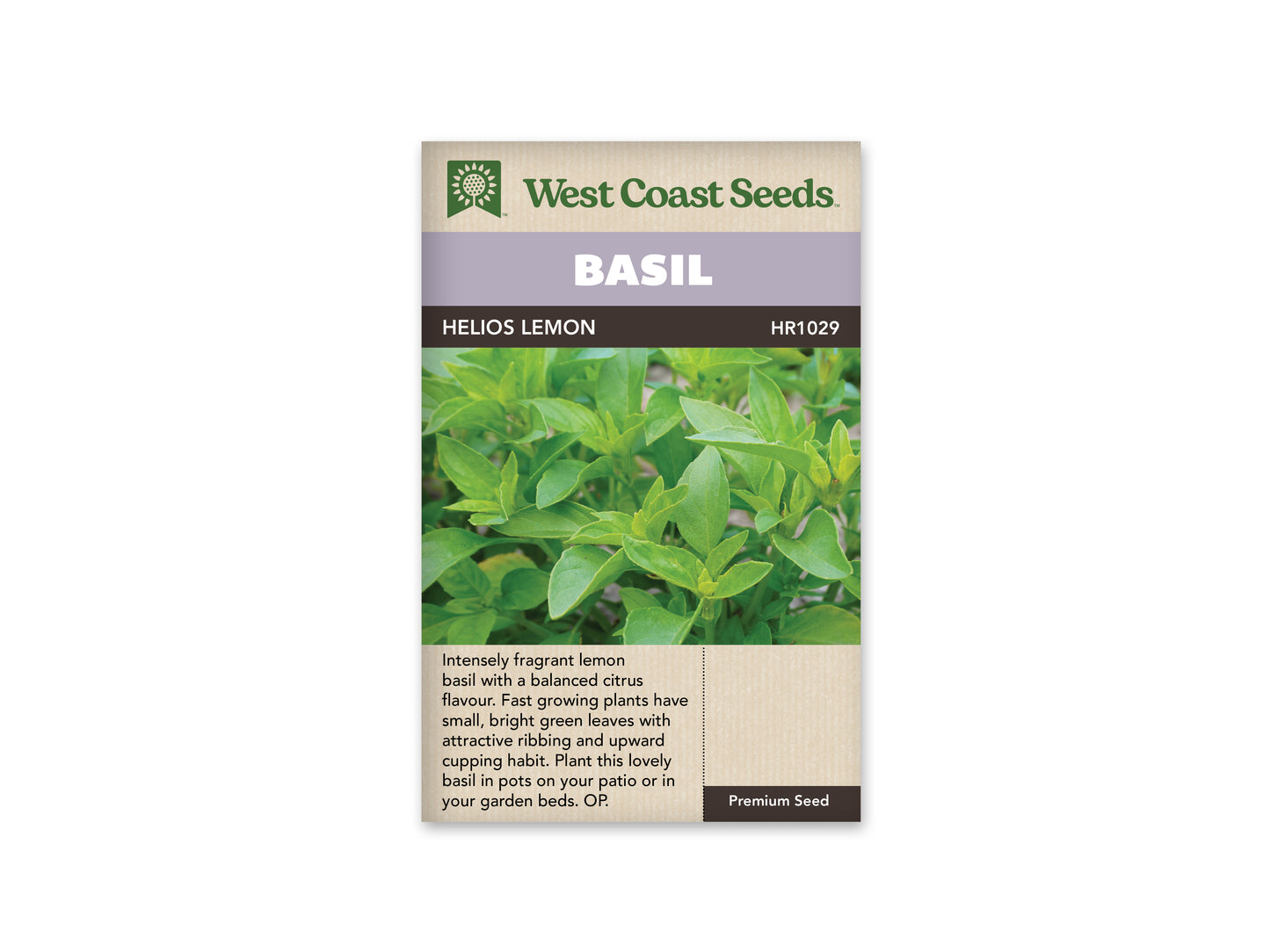 Basil Helios Lemon WCS Seeds