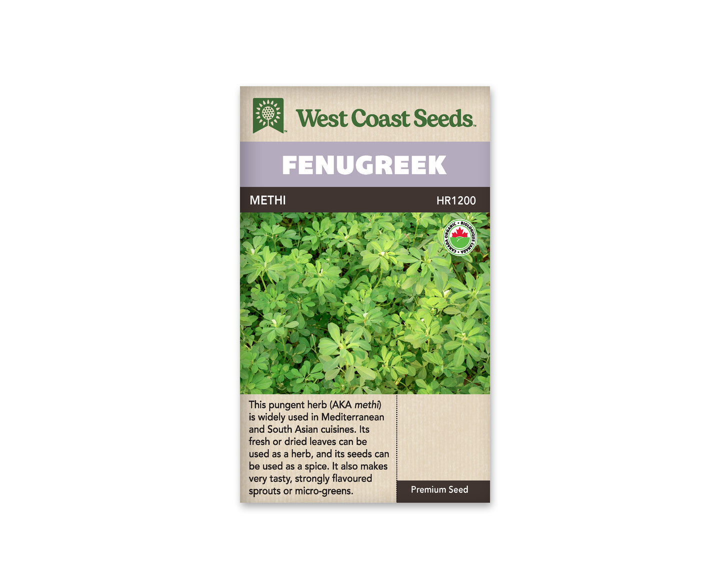 Fenugreek Organic WCS Seeds