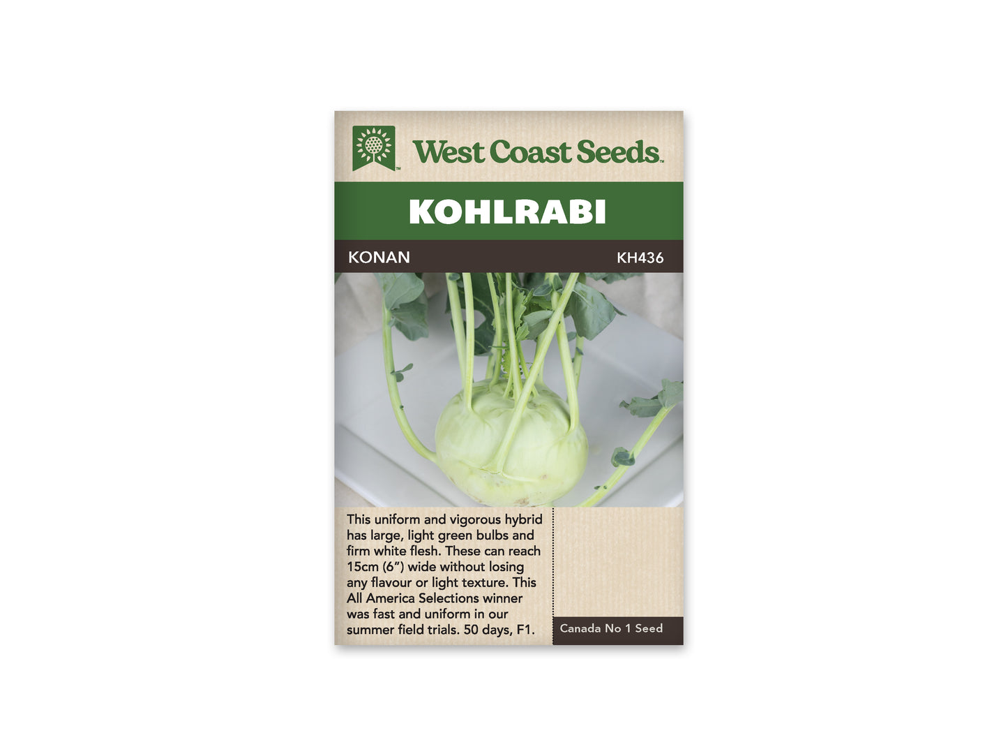 Kohlrabi Konan F1 Coated WCS Seed