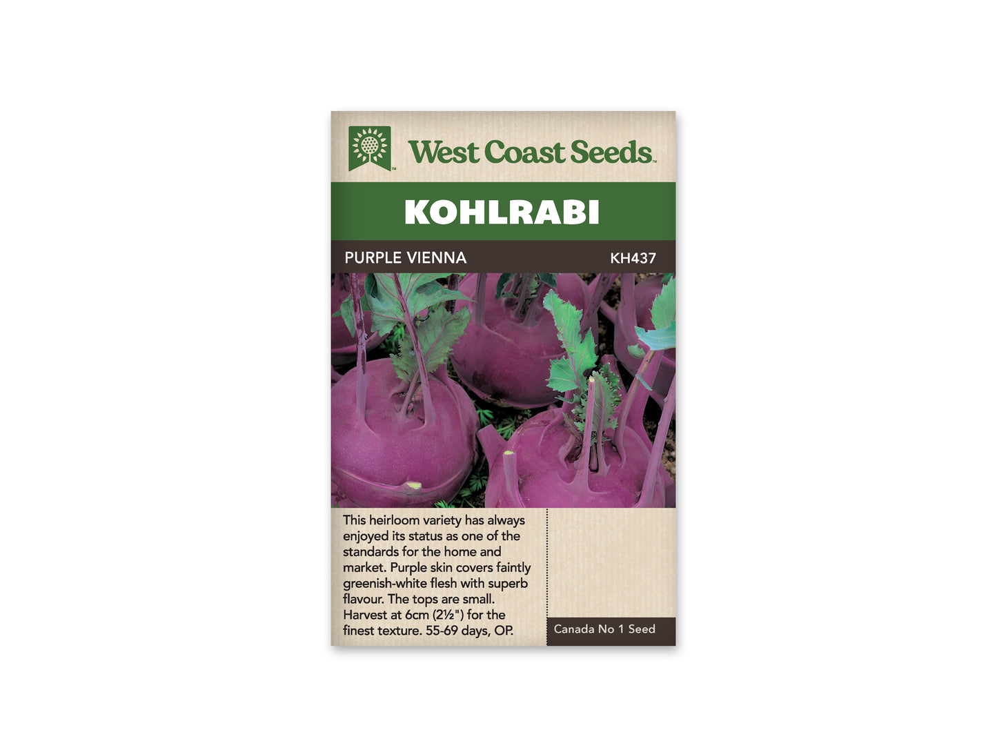 Kohlrabi Purple Vienna WCS Seed