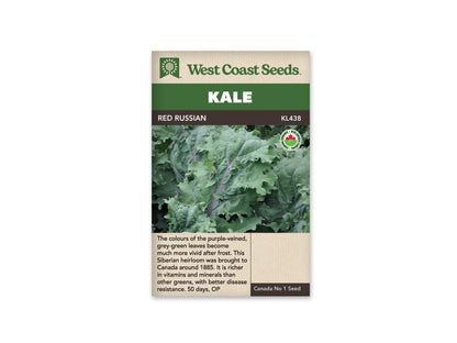 Kale Red Russian Organic WCS Seed