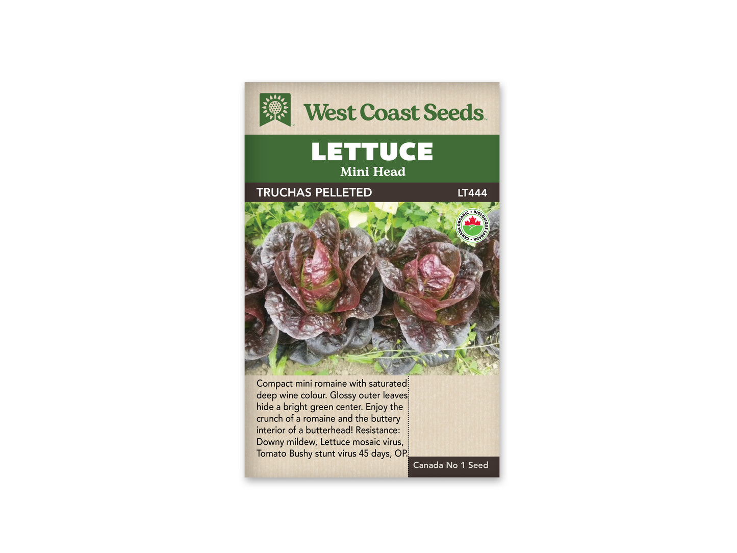 Lettuce Truchas Organic WCS Seed