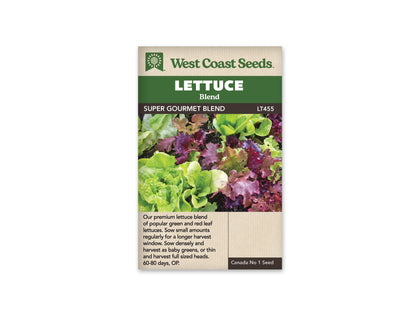 Lettuce Super Gourmet Salad Blend WCS Seed