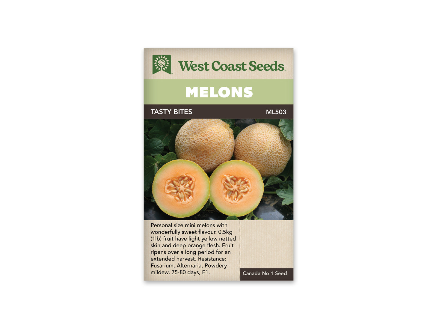 Melons Cantaloupe Tasty Bites WCS Seed