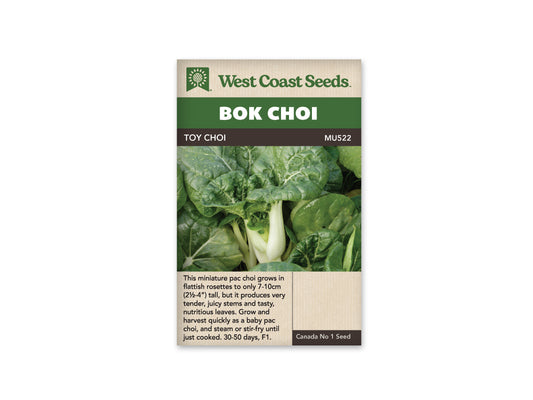 Pac Choi Toy Choy WCS Seed