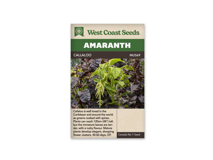 Amaranth Callaloo WCS Seed