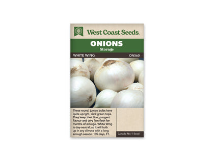 Onions White Wing F1 WCS Seed