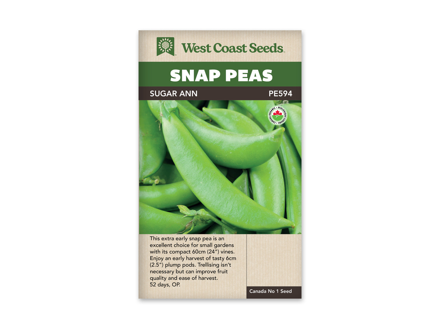 Peas Sugar Ann Organic